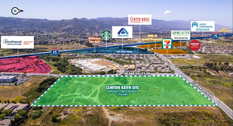 Clinton Keith Rd, Wildomar, CA à vendre - Photo de l’immeuble – Image 1 sur 1