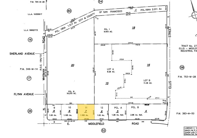 440 E Middlefield Rd, Mountain View, CA à louer - Plan cadastral – Image 2 sur 5
