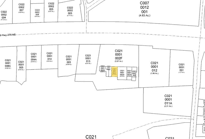 4124 Us-278 Hwy, Covington, GA à vendre - Plan cadastral – Image 2 sur 17