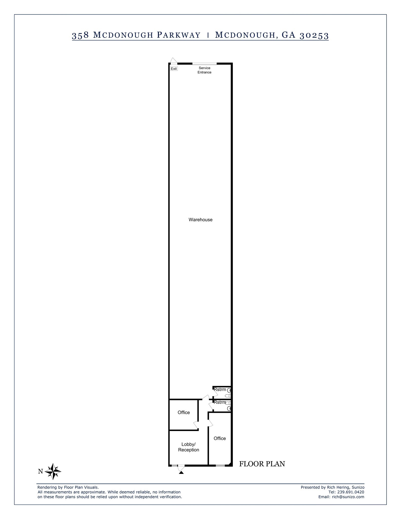 358-372 McDonough Pky, McDonough, GA à louer Plan de site– Image 1 sur 2