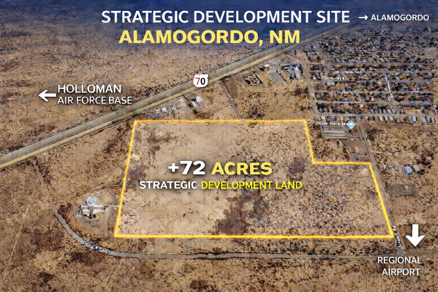 Airport Rd, Alamogordo, NM à vendre Photo principale– Image 1 sur 14