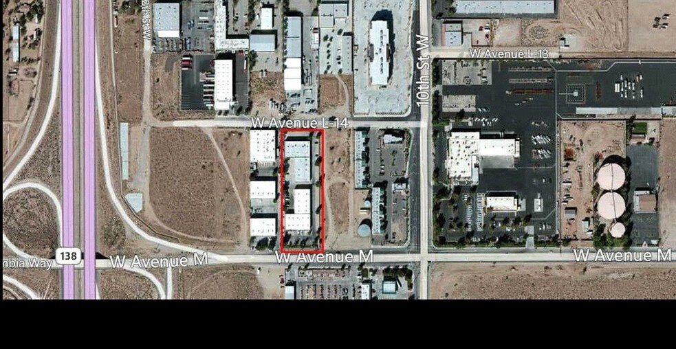 1051-1055 W Columbia Way, Lancaster, CA à louer - Aérien – Image 2 sur 7