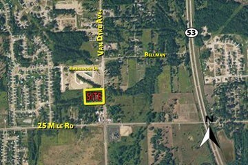 55275 Van Dyke Ave, Shelby Township, MI à vendre - Aérien – Image 2 sur 6
