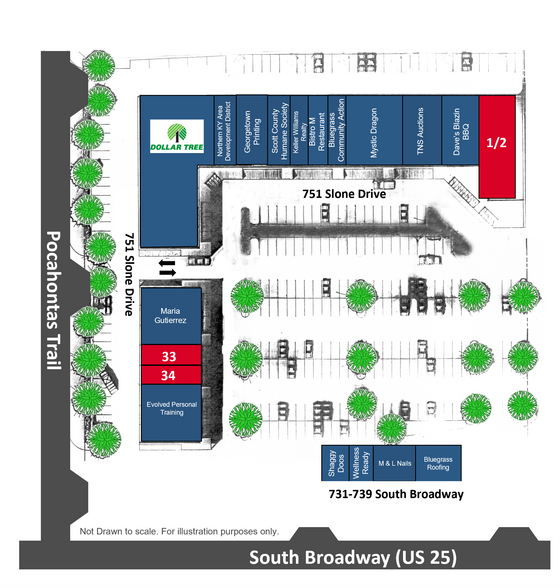 Us 25 Se, Georgetown, KY à louer - Plan de site – Image 2 sur 9