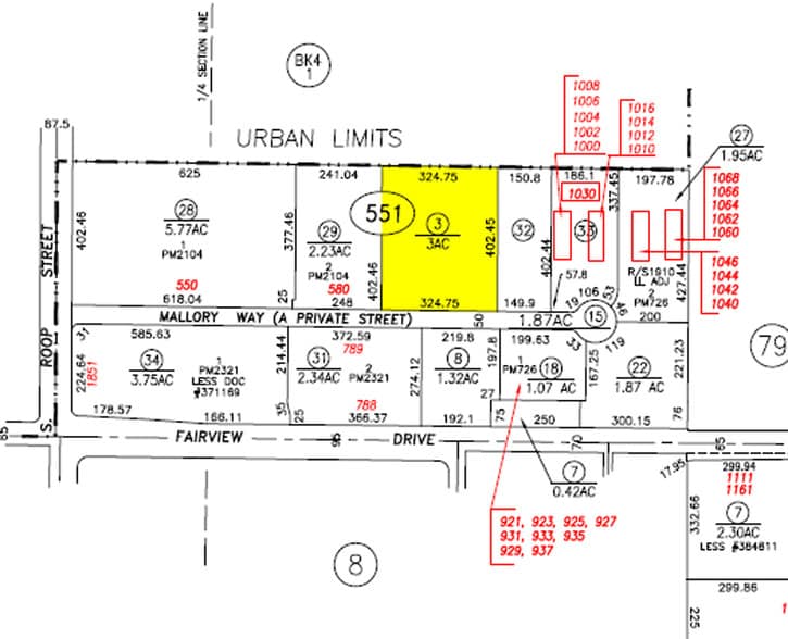 900 Mallory Way, Carson City, NV à louer - Plan cadastral – Image 2 sur 2