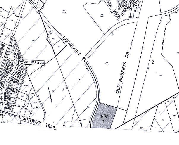 8525 Dunwoody Pl, Atlanta, GA à vendre - Plan cadastral – Image 2 sur 9