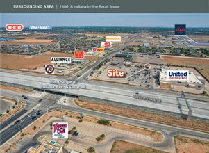 12811-12813 Indiana Ave, Lubbock, TX - Vue aérienne  vue de carte