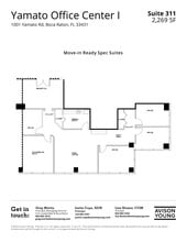 999-1001 W Yamato Rd, Boca Raton, FL à louer Plan d’étage– Image 1 sur 1