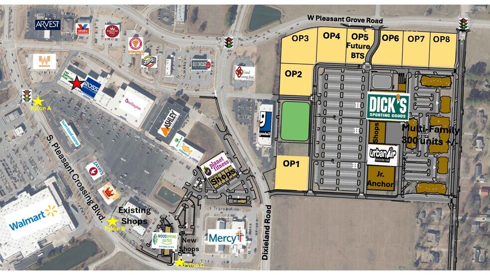 4327 S Pleasant Crossing Blvd, Rogers, AR à louer - Photo de l’immeuble – Image 2 sur 3