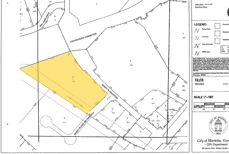 700 Sandy Plains Rd, Marietta, GA à louer - Plan cadastral – Image 3 sur 11