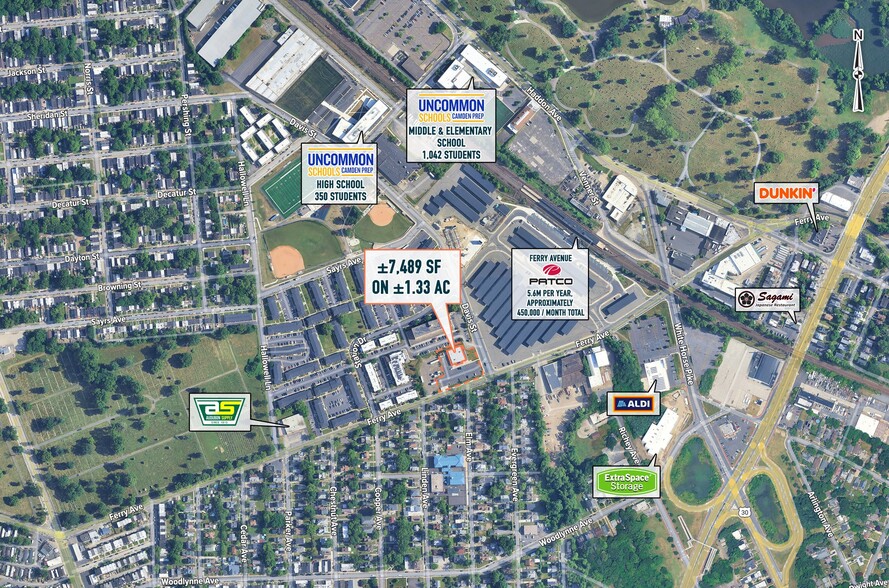 2075 Ferry Ave, Camden, NJ à louer - Aérien – Image 2 sur 7