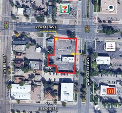 222 N Wahsatch Ave, Colorado Springs, CO - Vue aérienne vue de carte