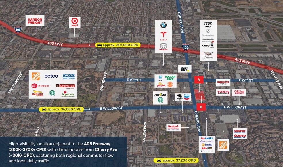 Cherry Ave, Signal Hill, CA à louer - Plan de site – Image 2 sur 2