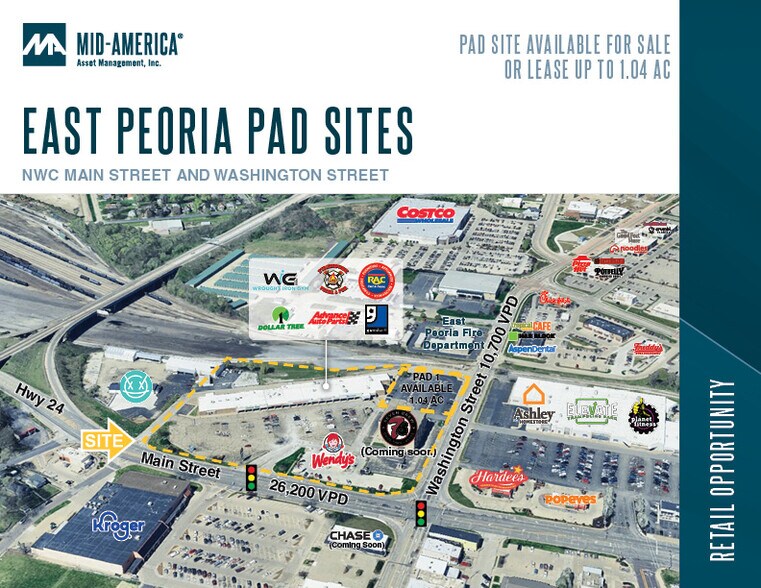 Main St & Washington St, Peoria, IL à louer - Photo de l’immeuble – Image 2 sur 2