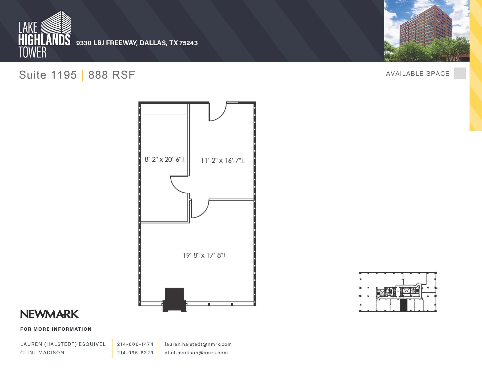 9330 Lyndon B Johnson Fwy, Dallas, TX à vendre Plan d’étage– Image 1 sur 1