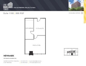 9330 Lyndon B Johnson Fwy, Dallas, TX à vendre Plan d’étage– Image 1 sur 1