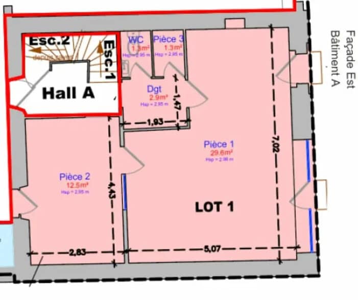Local commercial dans Saint-Malo à louer - Plan d’étage – Image 3 sur 3