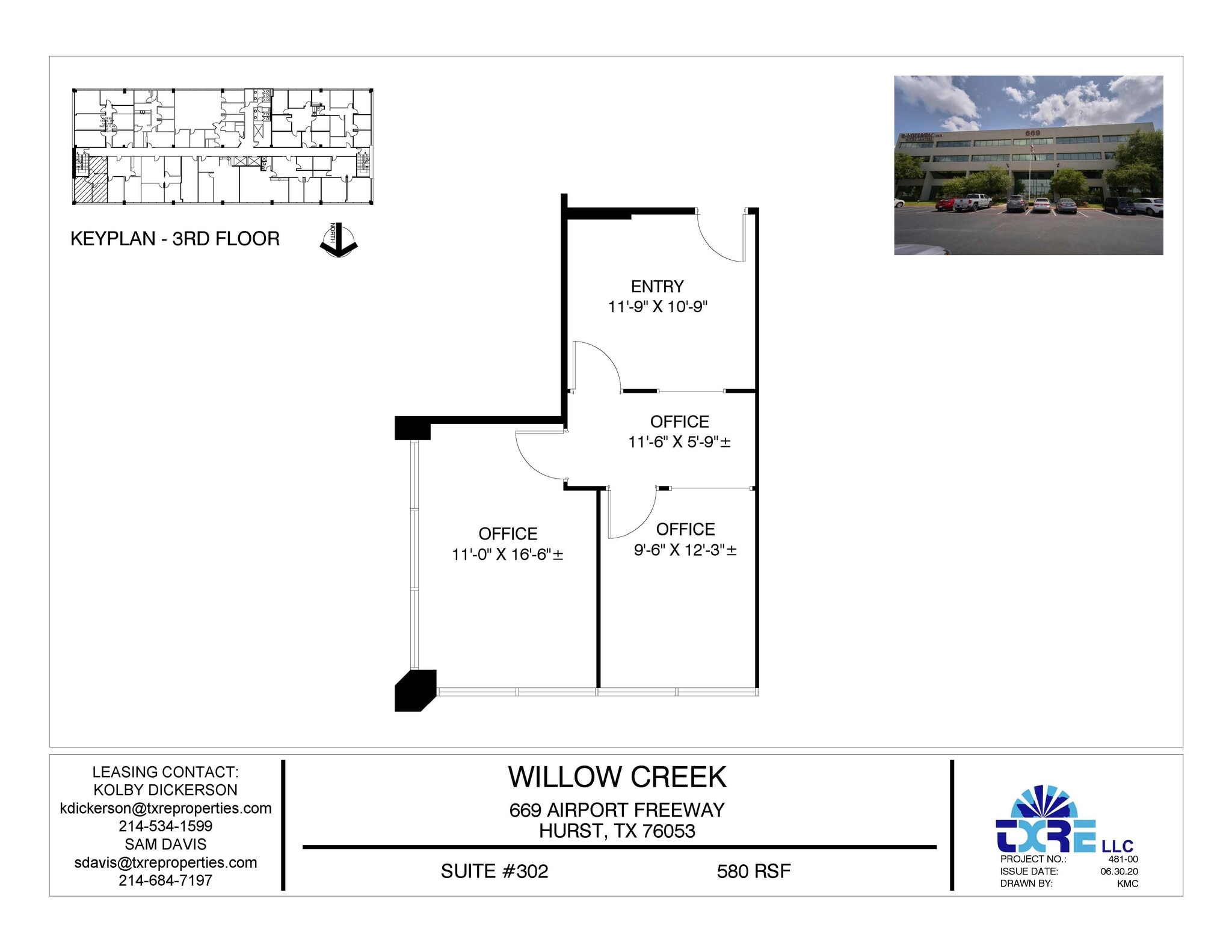 669 Airport Fwy, Hurst, TX à louer Plan d’étage– Image 1 sur 1