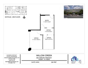 669 Airport Fwy, Hurst, TX à louer Plan d’étage– Image 1 sur 1