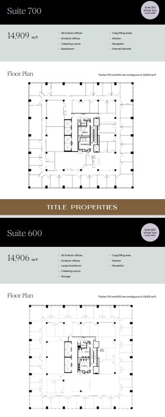 550 6th Ave SW, Calgary, AB à louer Plan d’étage– Image 1 sur 1