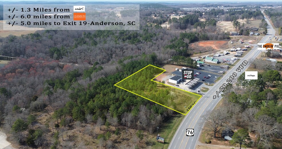 6601 Highway 76, Pendleton, SC à vendre - Photo principale – Image 1 sur 5