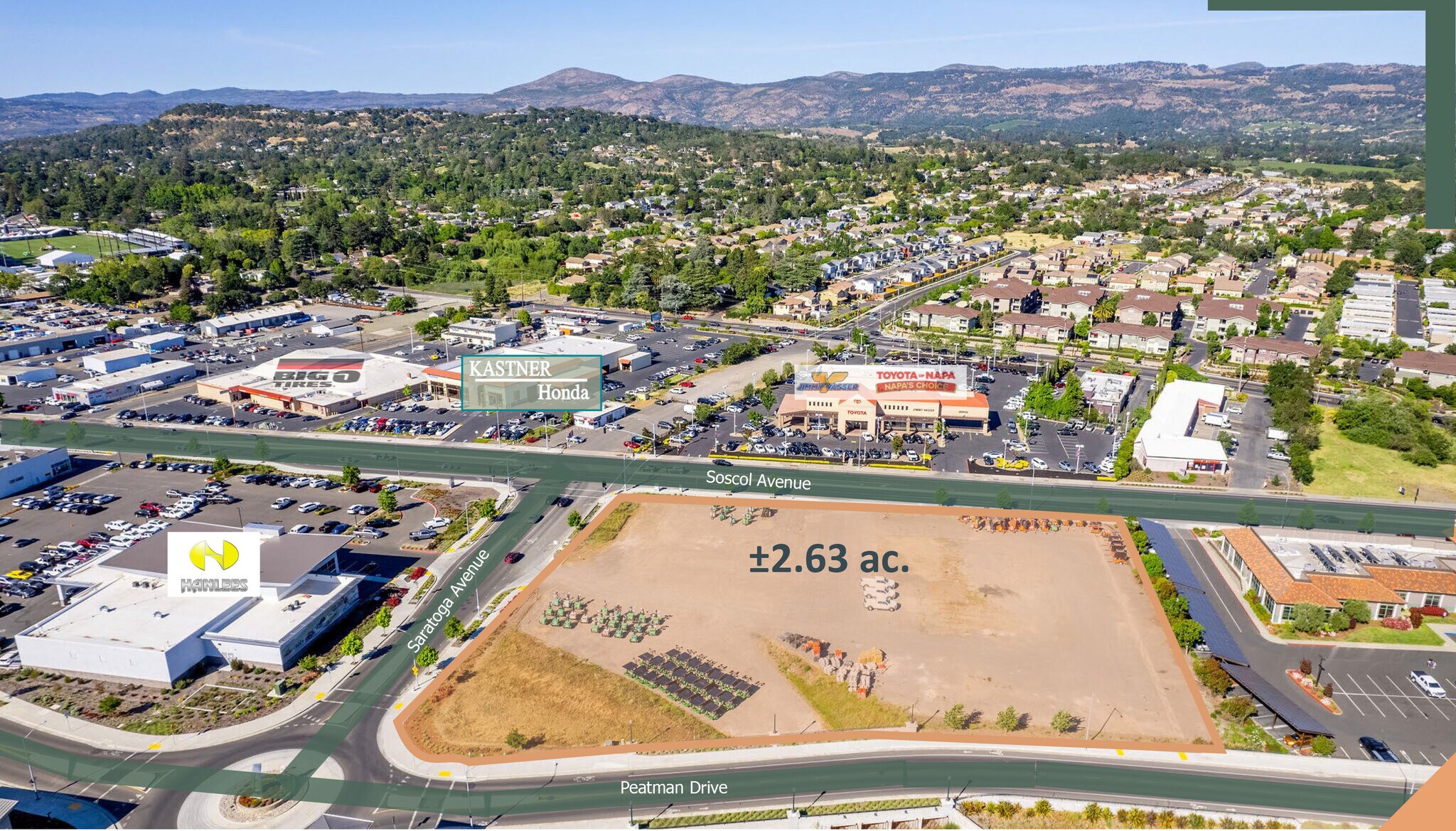 459 Soscol, Napa, CA à vendre Aérien– Image 1 sur 3