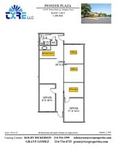1114 W Pioneer Pkwy, Arlington, TX à louer Plan d’étage– Image 1 sur 1