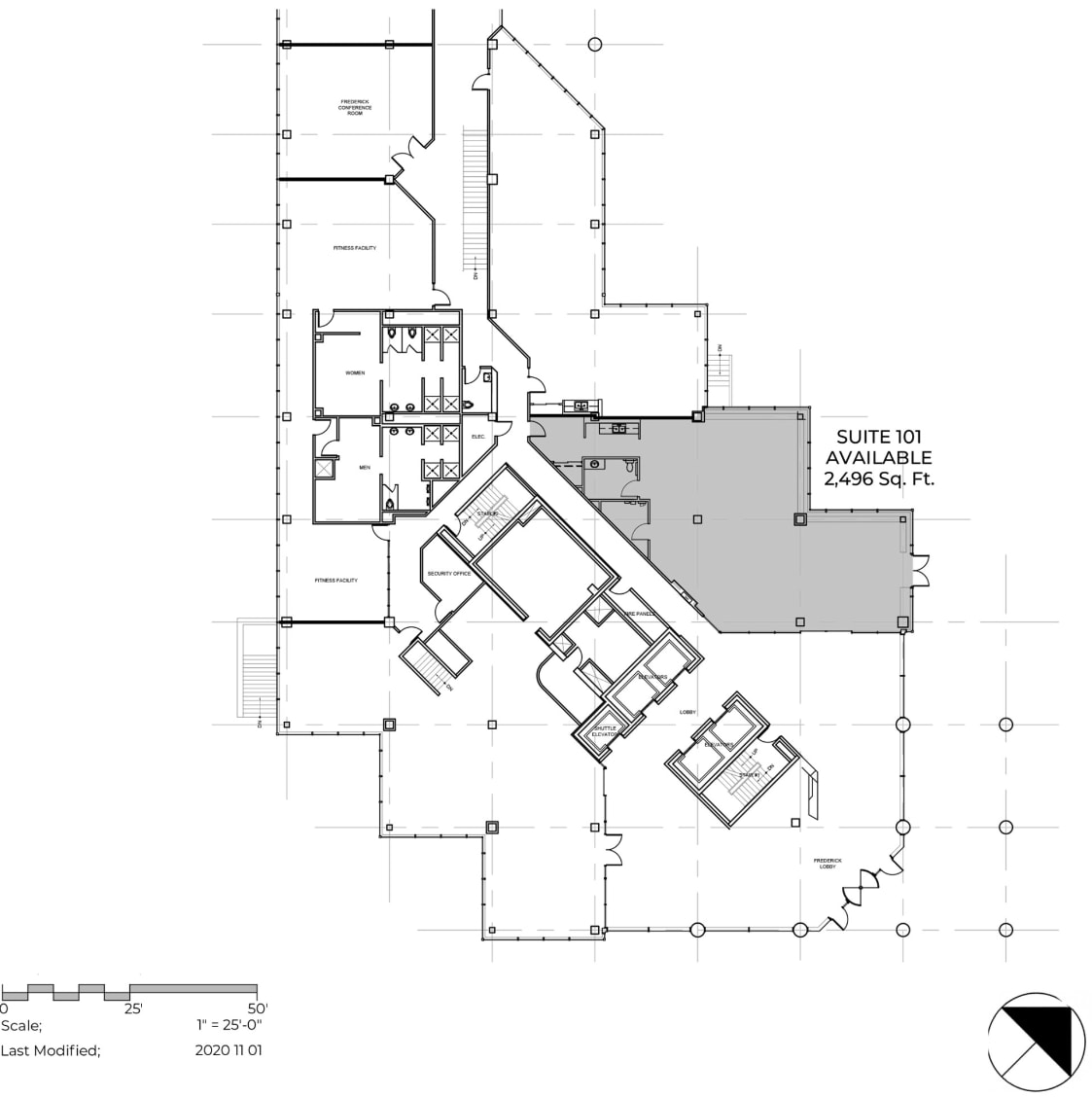 101 Frederick St, Kitchener, ON à louer Plan d’étage– Image 1 sur 1