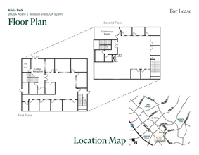 26054 Acero, Mission Viejo, CA à louer Plan d’étage– Image 1 sur 1