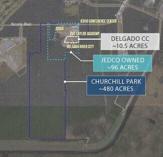 Plus de détails pour 700 Church Hill Pky, Westwego, LA - Terrain à louer
