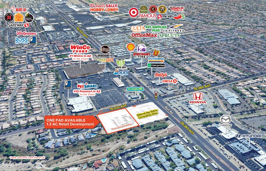 710 W Bell Rd, Phoenix, AZ à louer - Photo de l’immeuble – Image 1 sur 3