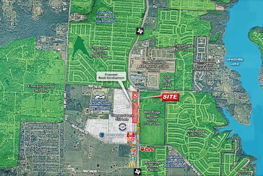 SWC of Martop Rd & FM-720, Oak Point, TX à vendre - Photo de l’immeuble – Image 2 sur 4
