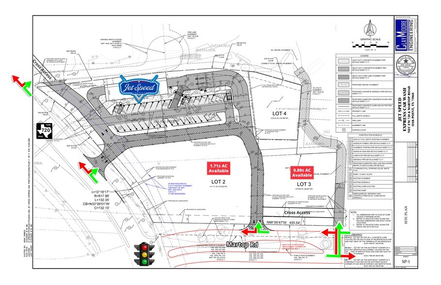 3301 W FM 720, Oak Point, TX à louer - Plan de site – Image 3 sur 3