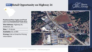 Plus de détails pour Hwy 24, Anderson, SC - Terrain à louer