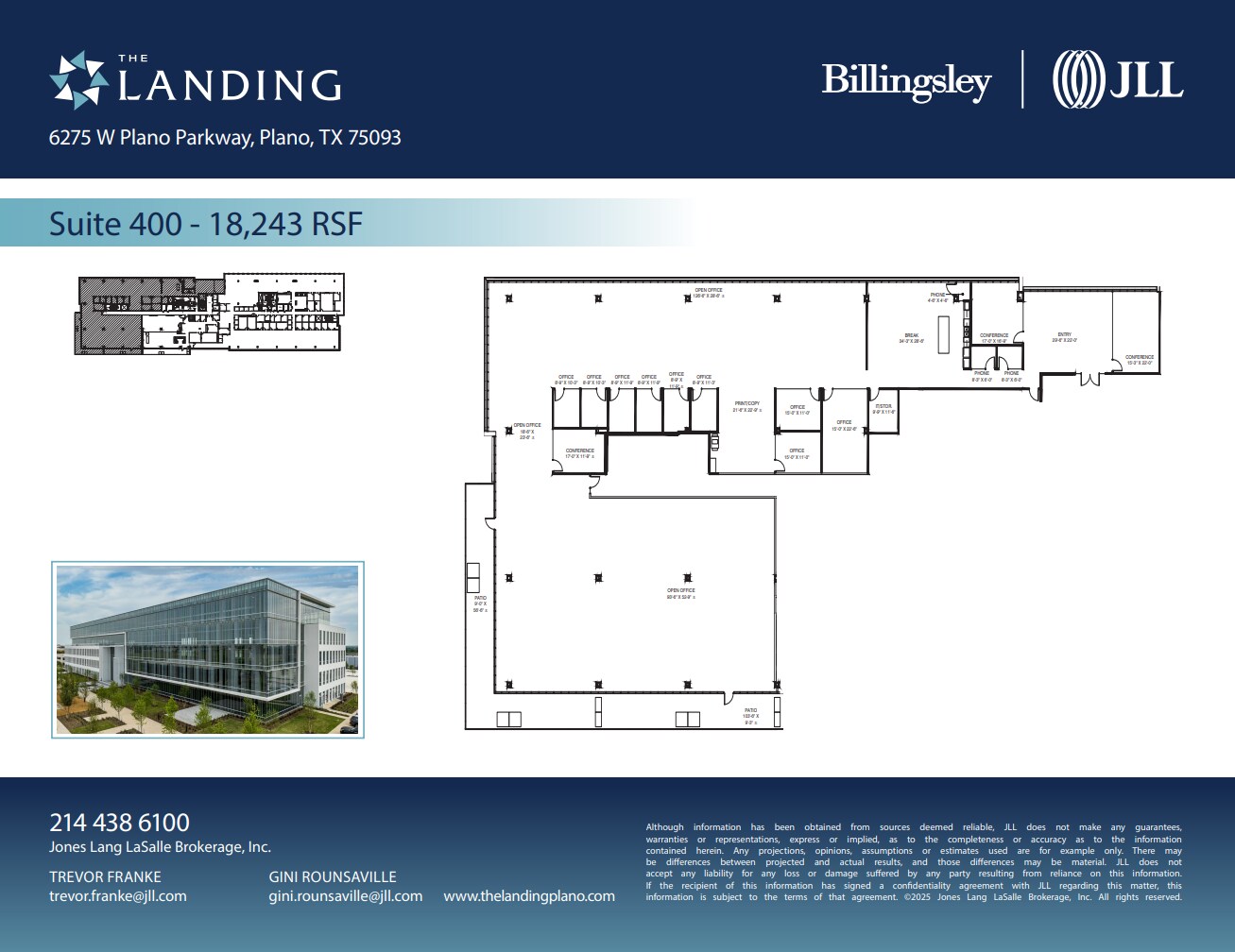 6275 W Plano Pky, Plano, TX à louer Plan d’étage– Image 1 sur 1