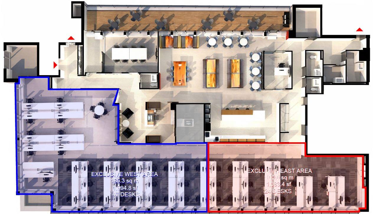 99 Spadina Ave, Toronto, ON à louer Plan d’étage– Image 1 sur 9