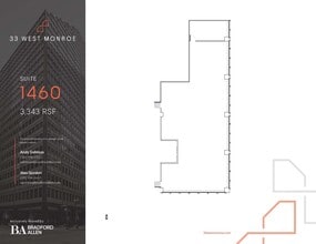 33 W Monroe St, Chicago, IL à louer Plan d’étage– Image 1 sur 2
