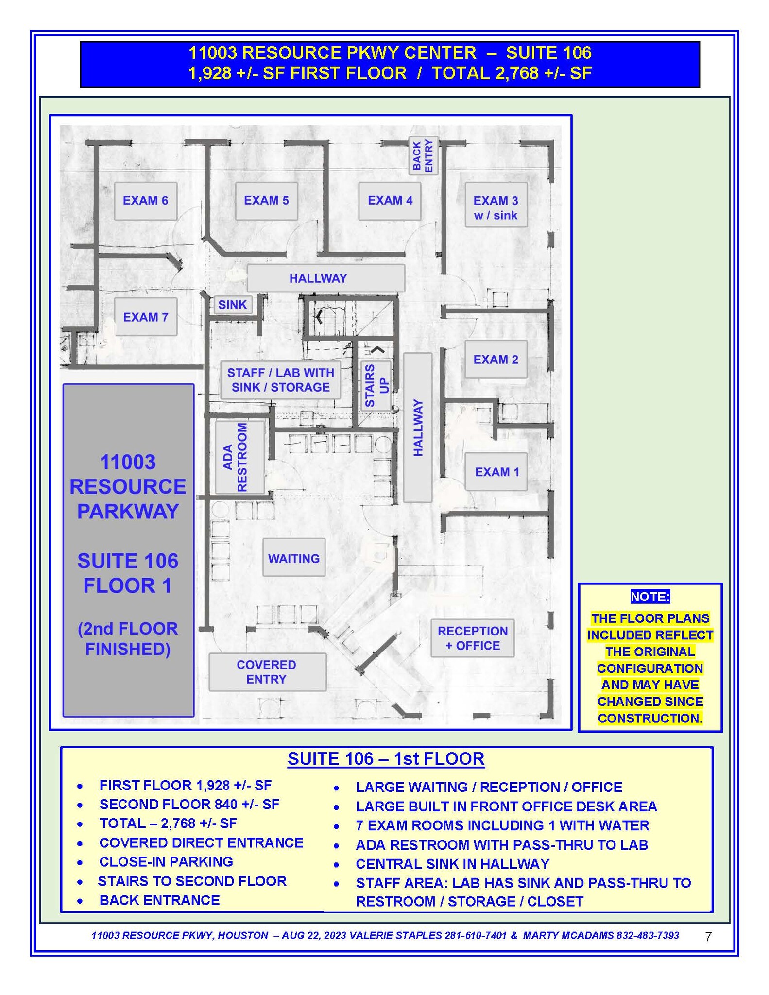 11003 Resource Pky, Houston, TX à louer Plan d’étage– Image 1 sur 4