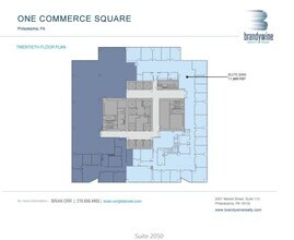 2001 Market St, Philadelphia, PA à louer Plan d’étage– Image 1 sur 1