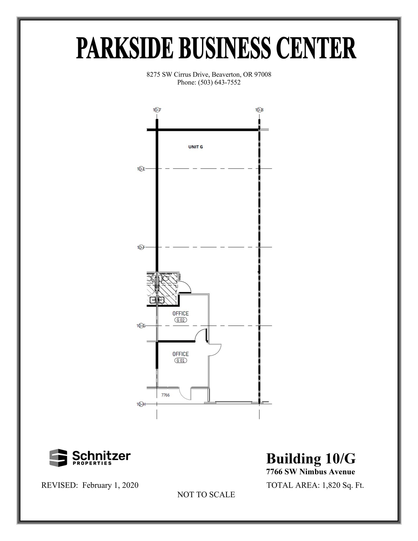 8362-8380 SW Nimbus Ave, Beaverton, OR à louer Plan de site– Image 1 sur 1
