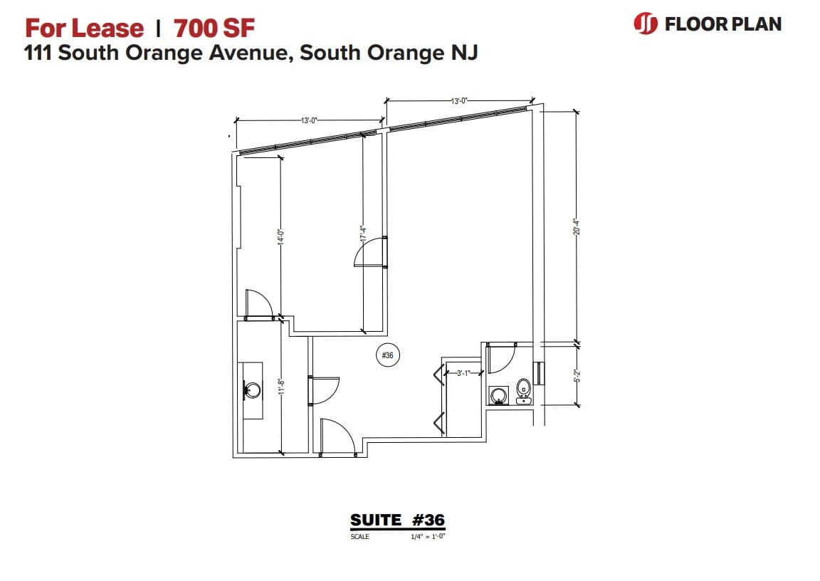 109-113 S Orange Ave, South Orange, NJ à louer Plan d’étage– Image 1 sur 1