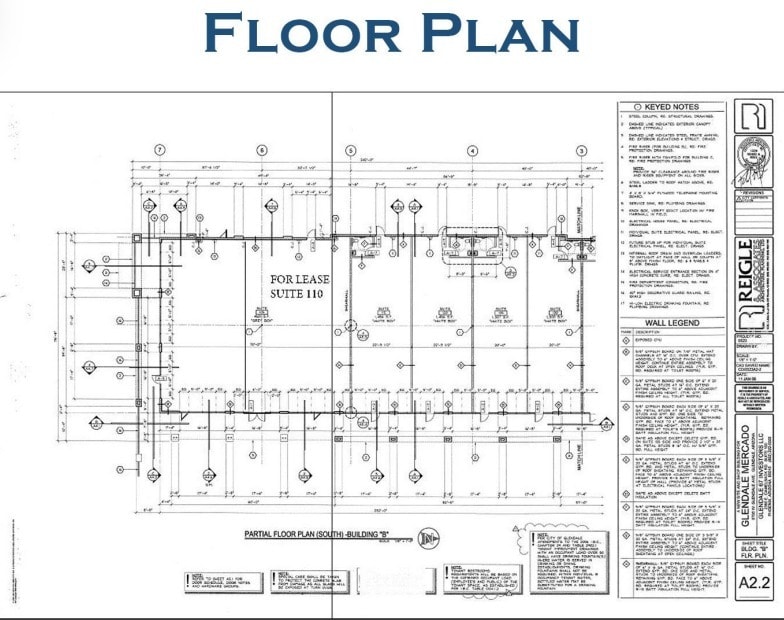 6766 W Glendale Ave, Glendale, AZ à louer Plan d’étage– Image 1 sur 1