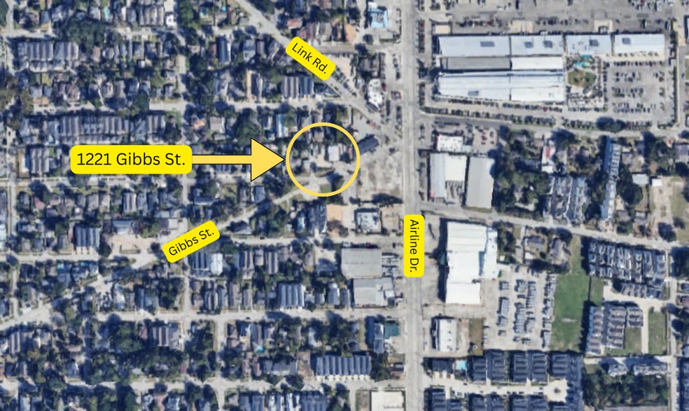 1211 Gibbs St, Houston, TX à vendre - Photo de l’immeuble – Image 2 sur 13