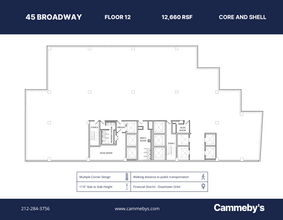 45 Broadway, New York, NY à louer Plan d’étage– Image 1 sur 1
