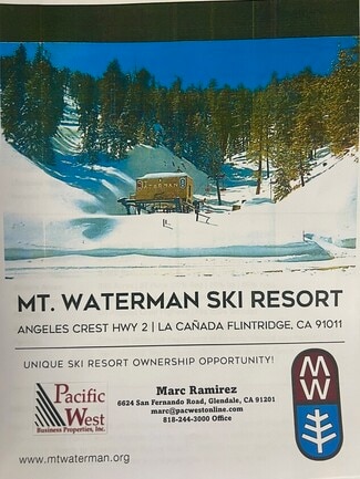 Plus de détails pour Angeles Crest Hwy 2, Flintridge, CA - Sports et loisirs à vendre