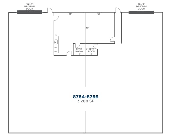 8760-8798 Tyler Blvd, Mentor, OH à vendre Plan d’étage– Image 1 sur 1