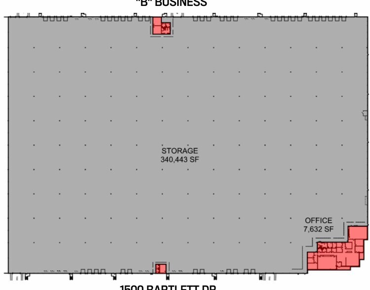 1500-1510 Bartlett Dr, Manchester, PA à louer - Plan d’étage – Image 2 sur 2