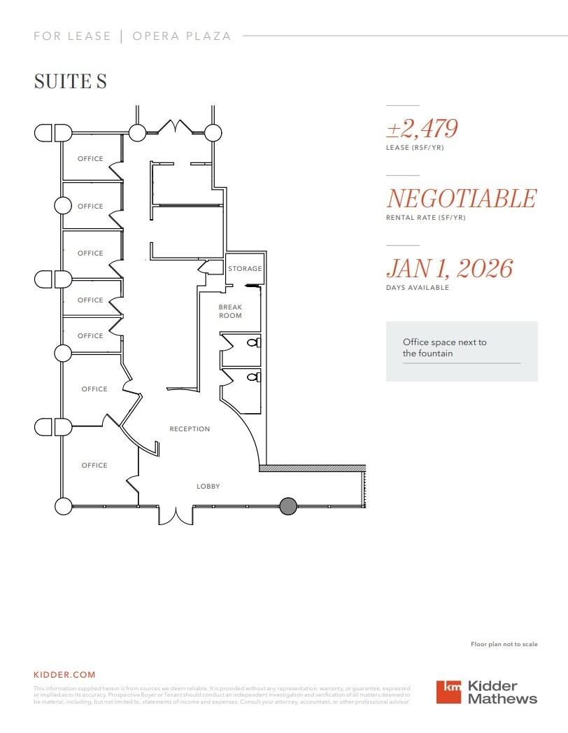 601 Van Ness Ave, San Francisco, CA à louer Plan d’étage– Image 1 sur 1