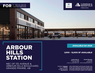 Plus de détails pour Arbour Hills Arbour Hills Blvd & 132 Blvd, Grande Prairie, AB - Local commercial à louer