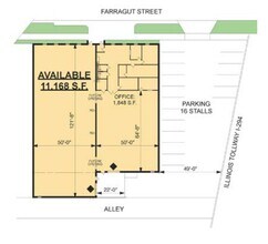 9742 W Foster Ave, Rosemont, IL à louer Plan d’étage– Image 1 sur 1